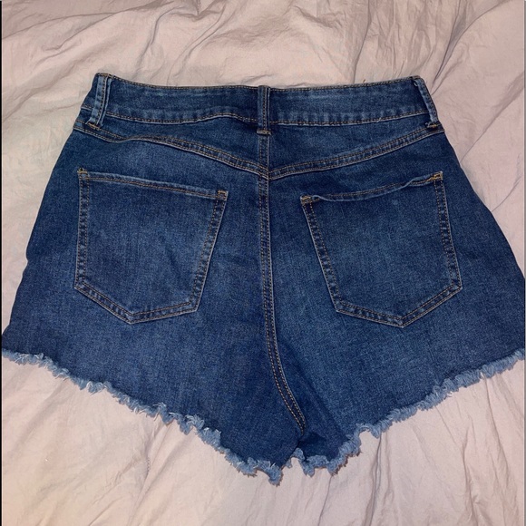 ripped jean shorts - Picture 2 of 2